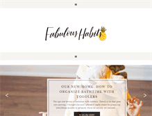 Tablet Screenshot of fabuloushabits.com